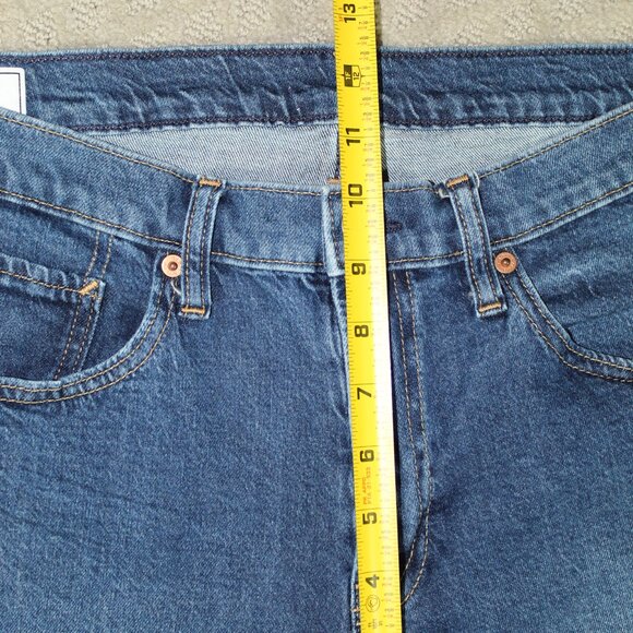 Gap Denim 90s Loose Straight Jeans Women's 8/29R Blue Mid Rise - Picture 4 of 6